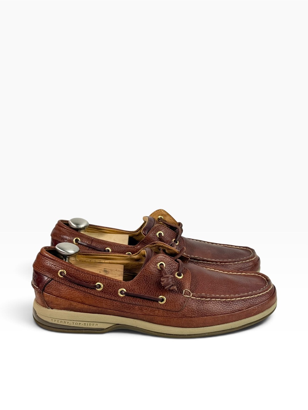 Sperry Men's Gold Cup Authentic Original 2-Eye Boat Shoe Brown size 11.5